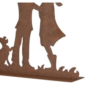 Clayre & Eef 6Y5781 Décoration Enfants Figurine en métal style maison de campagne 21x5x31 cm