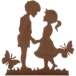 Clayre & Eef 6Y5782 Décoration Enfants Métal Marron 25x5x25 cm Style campagne