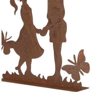 Clayre & Eef 6Y5782 Décoration Enfants Métal Marron 25x5x25 cm Style campagne
