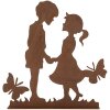 Clayre & Eef 6Y5782 Décoration Enfants Métal Marron 25x5x25 cm Style campagne