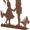Clayre & Eef 6Y5782 Décoration Enfants Métal Marron 25x5x25 cm Style campagne