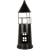 Clayre & Eef 6Y5790 Déco Phare Noir Ø16x45 cm Métal Style Campagne