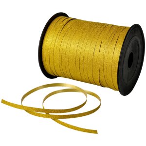 Clayre & Eef Ruban de Soie Doré 0,5 cm x 228 m...