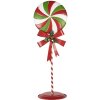Clayre & Eef 6Y5635 Décoration Lollipop LED 36x29x100 cm Métal Rouge Vert