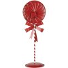 Clayre & Eef 6Y5635 Décoration Lollipop LED 36x29x100 cm Métal Rouge Vert