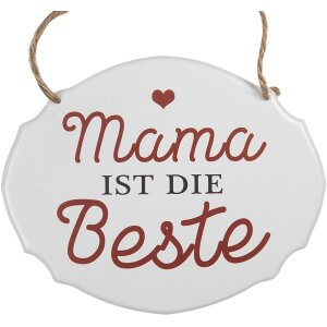 Clayre & Eef 6Y5687 Plaque de texte Maman est la...