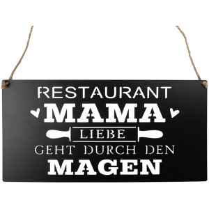 Clayre & Eef 6Y5699 Plaque de texte Lamour passe par...