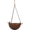 Clayre & Eef 6Y5793 Mangeoire oiseau suspendue brun antique 30x21x14/50 cm