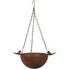 Clayre & Eef 6Y5793 Mangeoire oiseau suspendue brun antique 30x21x14/50 cm