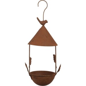 Clayre & Eef 6Y5795 Bain doiseaux suspendu brun...