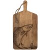 Clayre & Eef 6H2391 Décoration Planche à découper bois brun naturel 25x2x50 cm