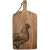 Clayre & Eef 6H2392 Décoration Planche à découper marron naturel 25x50x2 cm style campagnard
