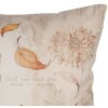 Clayre & Eef KT021.405 Housse de coussin 45x45 cm Hibou Beige Marron style campagnard