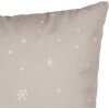 Clayre & Eef KT021.408 Housse de coussin beige 45x45 cm style campagnard motif hivernal
