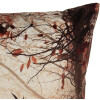 Clayre & Eef KT021.414 Housse de coussin 45x45 cm brun orange motif cerf