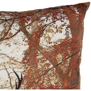 Clayre & Eef Housse de coussin motif cerf brun orange...