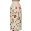 Clayre & Eef 6CE2021 Vase Beige Rouge Ø8x20cm Céramique style rustique