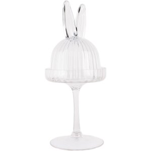 Clayre & Eef 6GL4929 Cloche en verre en forme de...