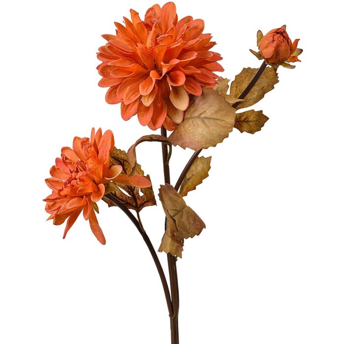 Clayre & Eef 6PL0387O Fleur artificielle orange marron 10x10x66 cm
