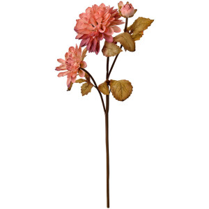 Clayre & Eef 6PL0387P Fleur artificielle rose marron...