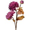 Clayre & Eef 6PL0387PA Fleur artificielle Violet Marron 66 cm Fleur décorative