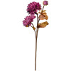 Clayre & Eef 6PL0387PA Fleur artificielle Violet Marron 66 cm Fleur décorative