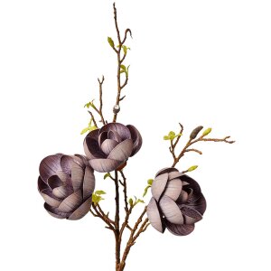 Clayre & Eef 5PL0169BL Branche décorative Violet Marron 106 cm plastique