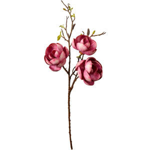 Clayre & Eef 5PL0169PA Branche décorative rose marron 20x20x106 cm plastique