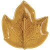 Clayre & Eef 6CE2151 Coupe Feuille Design Botanique Jaune 14x13x2 cm Céramique