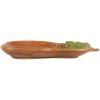 Clayre & Eef 6CE2155 Coupe Citrouille Céramique Orange Vert 17x10x2 cm