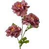 Clayre & Eef Branche décorative avec fleurs Violet 64 cm plastique