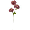 Clayre & Eef Branche décorative avec fleurs Violet 64 cm plastique