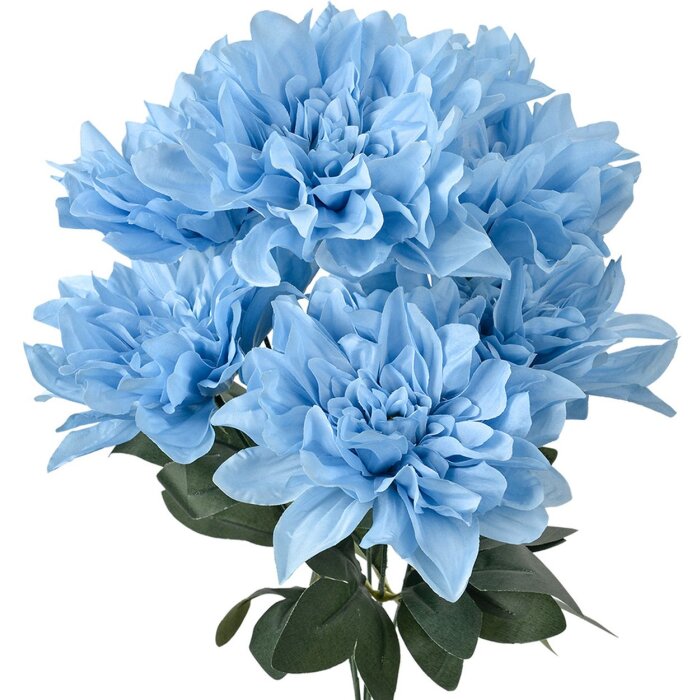 Clayre & Eef 6PL0377BL Fleur artificielle bleue 20x20x49 cm