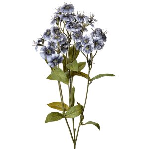 Clayre & Eef Branche décorative fleurs bleues...
