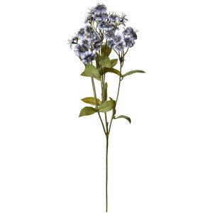 Clayre & Eef Branche décorative fleurs bleues...