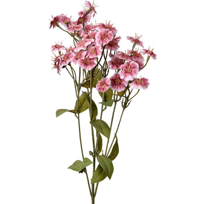 Clayre & Eef Branches décoratives roses fleurs 8x8x63 cm plastique naturel