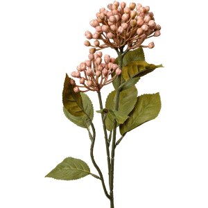 Clayre & Eef 6PL0386P Fleur artificielle rose verte...