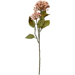 Clayre & Eef 6PL0386P Fleur artificielle rose verte 8x7x53 cm plastique