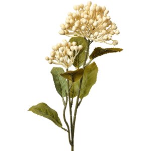 Clayre & Eef 6PL0386W Fleur artificielle Beige Vert...