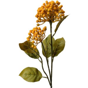 Clayre & Eef 6PL0386Y Fleur artificielle jaune vert...