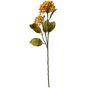 Clayre & Eef 6PL0386Y Fleur artificielle jaune vert 8x7x53 cm plastique