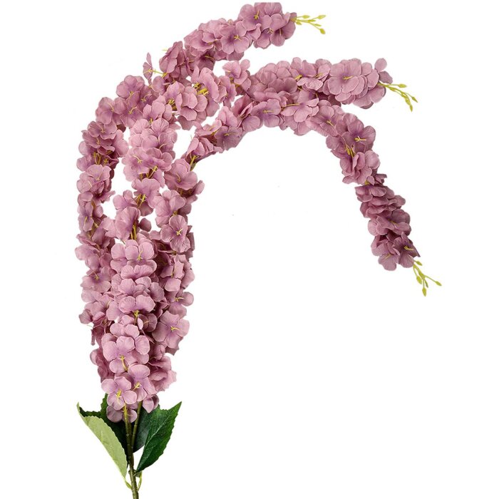 Clayre & Eef 6PL0388LPA Guirlande de fleurs artificielles Violet Vert 6x6x108 cm