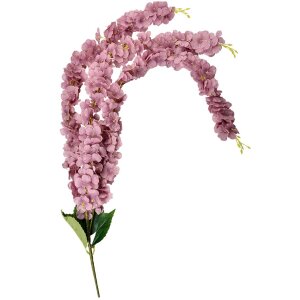 Clayre & Eef 6PL0388LPA Guirlande de fleurs artificielles Violet Vert 6x6x108 cm