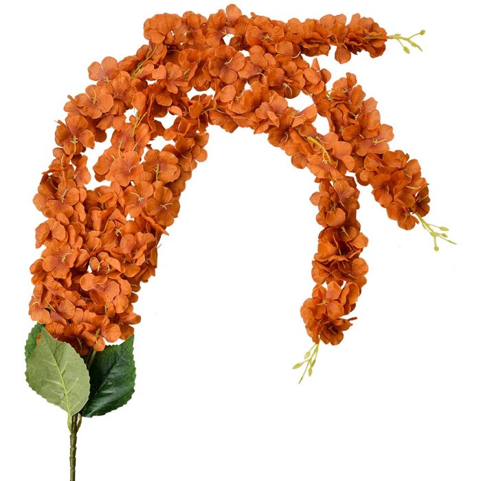 Clayre & Eef 6PL0388O Guirlande de fleurs artificielles orange 6x6x108 cm