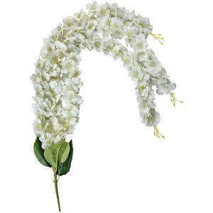 Clayre & Eef 6PL0388W Guirlande de fleurs artificielles vert blanc 6x6x108 cm