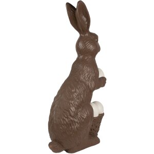 Clayre & Eef 5MG0055 Décoration Lapin brun blanc 47x25x82 cm style rustique