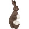 Clayre & Eef 5MG0055 Décoration Lapin brun blanc 47x25x82 cm style rustique