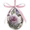 Clayre & Eef 65903 Décoration Suspensions Oeuf Set 12 Ø 4x5 cm Pastels Style Vintage