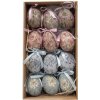 Clayre & Eef 65905 Décoration Œufs suspendus Lot de 12 look vintage Ø 4x5 cm