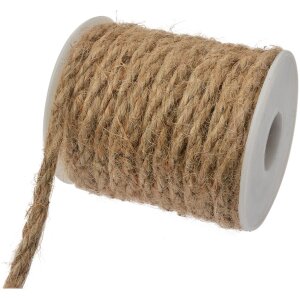 Clayre & Eef Corde Brun Naturel Diam. 7x8 cm 10 m
